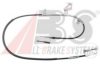 SKODA 3BD609722C Cable, parking brake